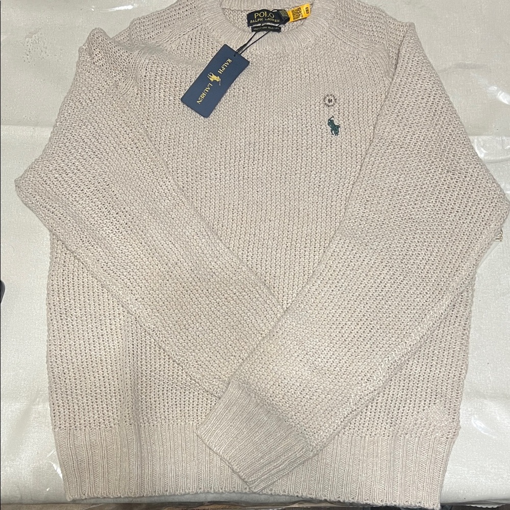 Polo by Ralph Lauren women Beige Crewneck Sweater